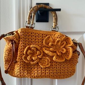 Handcrafted Orange Crochet Bag